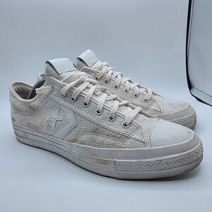 Converse Star Player 76 Mens Size 10.5 Vintage White Sneaker Shoes A07521C